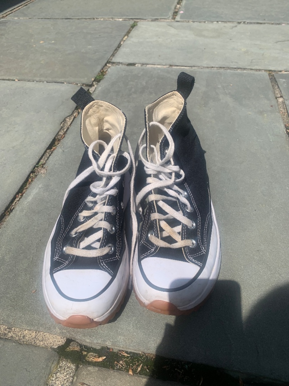 Converse high top platform sneakers /size 7.5